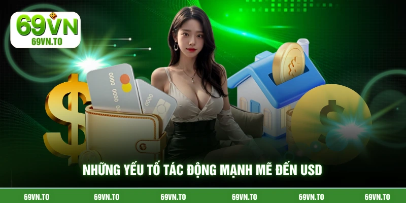 Những yếu tố tác động mạnh mẽ đến USD