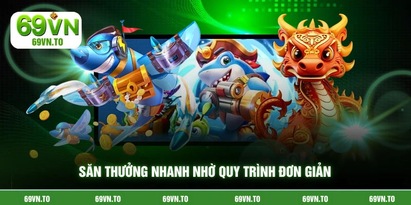 Săn thưởng nhanh  nhờ quy trình đơn giản